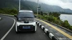 Keliling Danau Toba Tanpa Gas Emisi dengan Toyota C+Pod