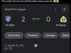 Meme Ronaldo oh Ronaldo, Kian Sulit Juara Liga Arab Saudi