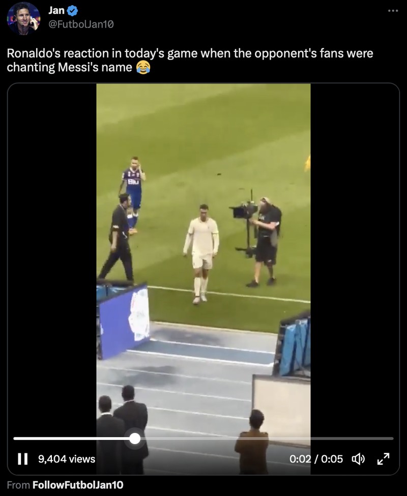 Menme Al Nassr Cristiano Ronaldo kemnali mengalami kekalakah.