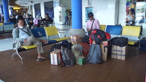 Suasana Terminal Tipe A Mengwi, Badung, Rabu (19/4/2023).
