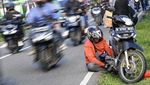 Pemudik Motor Mulai Lintasi Pantura