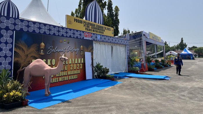 Posko Pelayanan Lebaran 2023 Polres Metro Bekasi