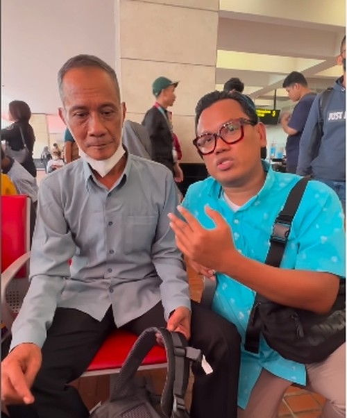 Uya Kuya menceritakan momen keberhasilan memulangkan TKI asal Sumbawa bernama Jamil Bin Wahab. (Tangkapan layar IG Uya Kuya)