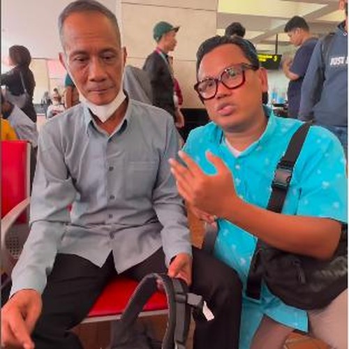 Uya Kuya menceritakan momen keberhasilan memulangkan TKI asal Sumbawa bernama Jamil Bin Wahab. (Tangkapan layar IG Uya Kuya)