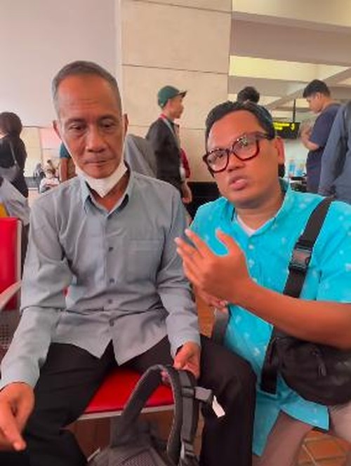 Uya Kuya menceritakan momen keberhasilan memulangkan TKI asal Sumbawa bernama Jamil Bin Wahab. (Tangkapan layar IG Uya Kuya)