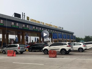 VIDEO: Arus Lalin Tol Jakarta-Cikampek Mulai Macet Pagi Ini