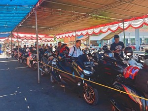 H-2 Lebaran, Arus Mudik di Pelabuhan Padangbai Mulai Melandai