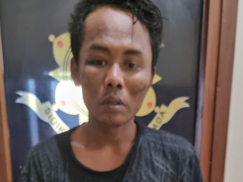 Buruh bernama Eko Budiyono ditangkap usai melakukan pencucian dengan mengancam pengendara sepeda motor.