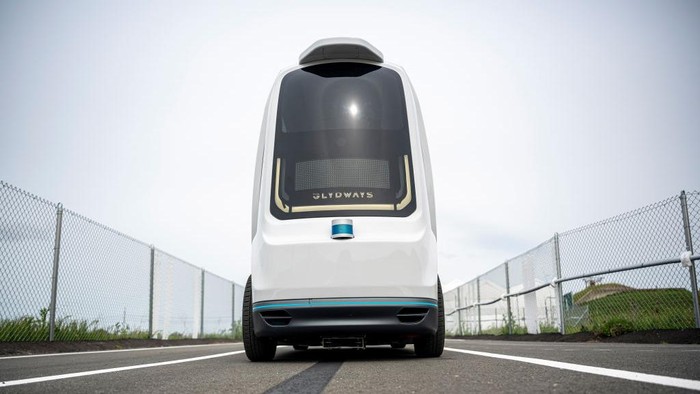 Intip Robocar Pengangkut Calon Penumpang ke Bandara di AS A prototype Glydcar autonomous vehicle at Glydways' testing facility in Concord, California, US, on Monday, April 17, 2023. The city of San Jose, California, granted initial authorization for a plan to develop a network of autonomous cars between San Jose Mineta International Airport and the city's central Diridon Station using Glydways Inc. autonomous vehicles. Photographer: David Paul Morris/Bloomberg via Getty Images