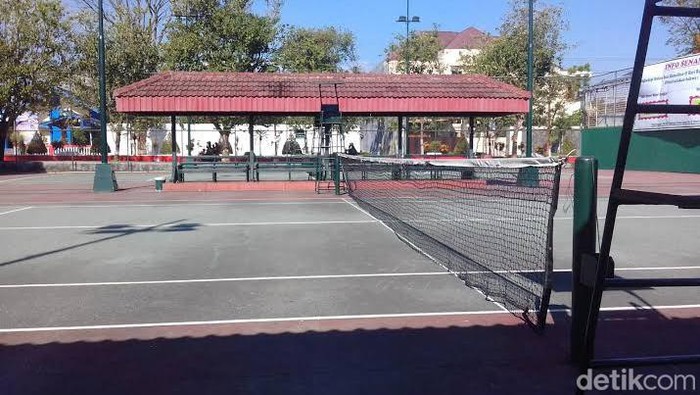 Lapangan Tenis Agung Jalan Ir Soekarno, salah satu lokasi salat Idul Fitri yang dilaksanakan Muhammadiyah Kota Blitar