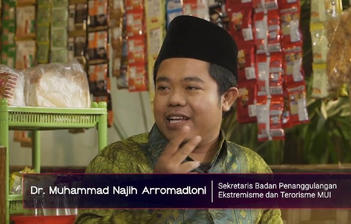 M. Najih Arromadloni, Sekretaris Badan Penanggulangan Terorisme MUI.