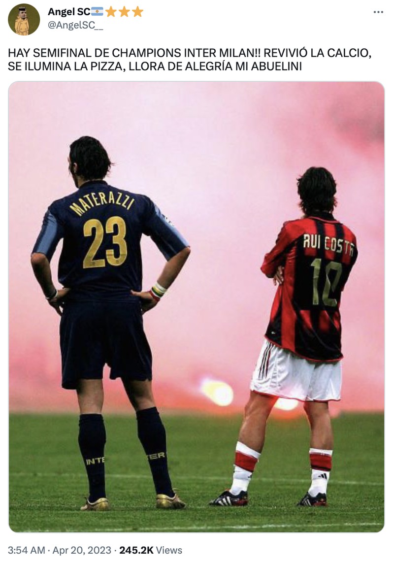 Meme Inter vs AC Milan