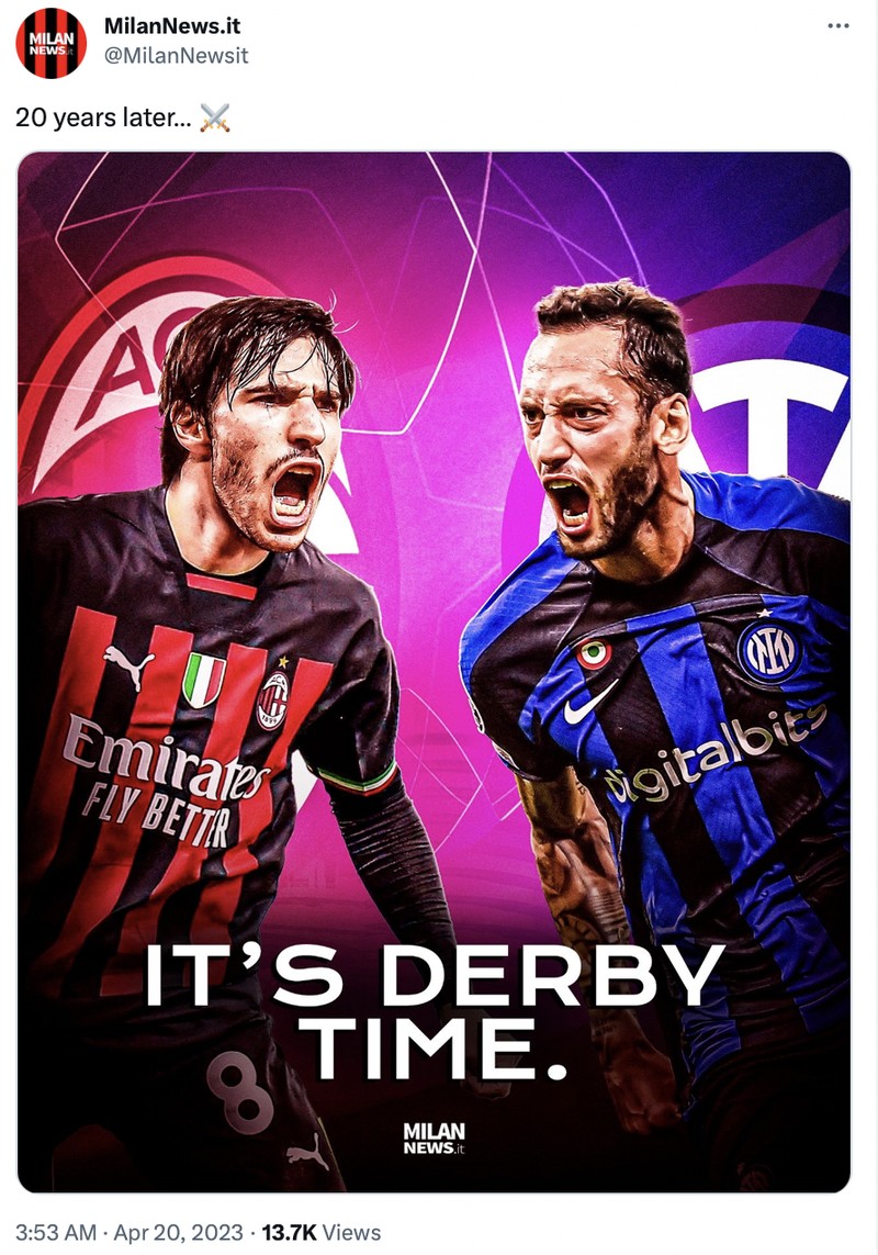 Meme Inter vs AC Milan