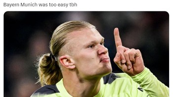 Bayern Munich mah keciiiiilll. Ah, pemenang mah bebas mau bilang apa. Foto: (Twitter)