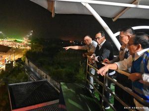Menhub Cek Arus Mudik Tol Jakarta-Semarang: Improve Dibanding Tahun Lalu