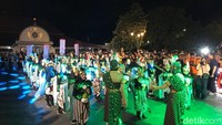 Angkatan Muda Muhammadiyah (AMM) Gondomanan kembali menggelar Event Gema Takbir Jogja setelah tiga tahun absen. Event ini akan dipusatkan di pelataran Masjid Gedhe Kauman, kota Jogja, Kamis malam (20/4/2023).Foto: Adji G Rinepta/detikJateng