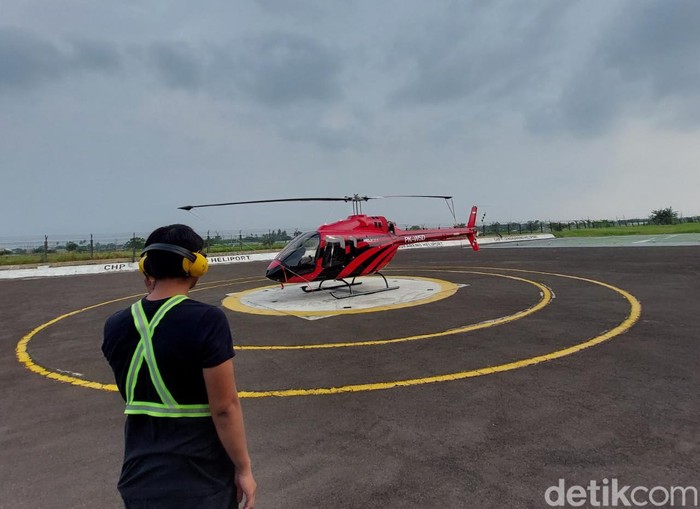 Mudik dengan helikopter