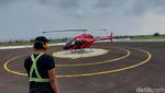 Potret: Pertama Kali Naik Helikopter di Jakarta