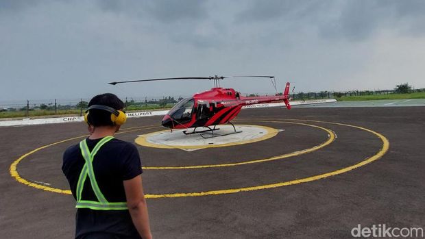 Mudik dengan helikopter