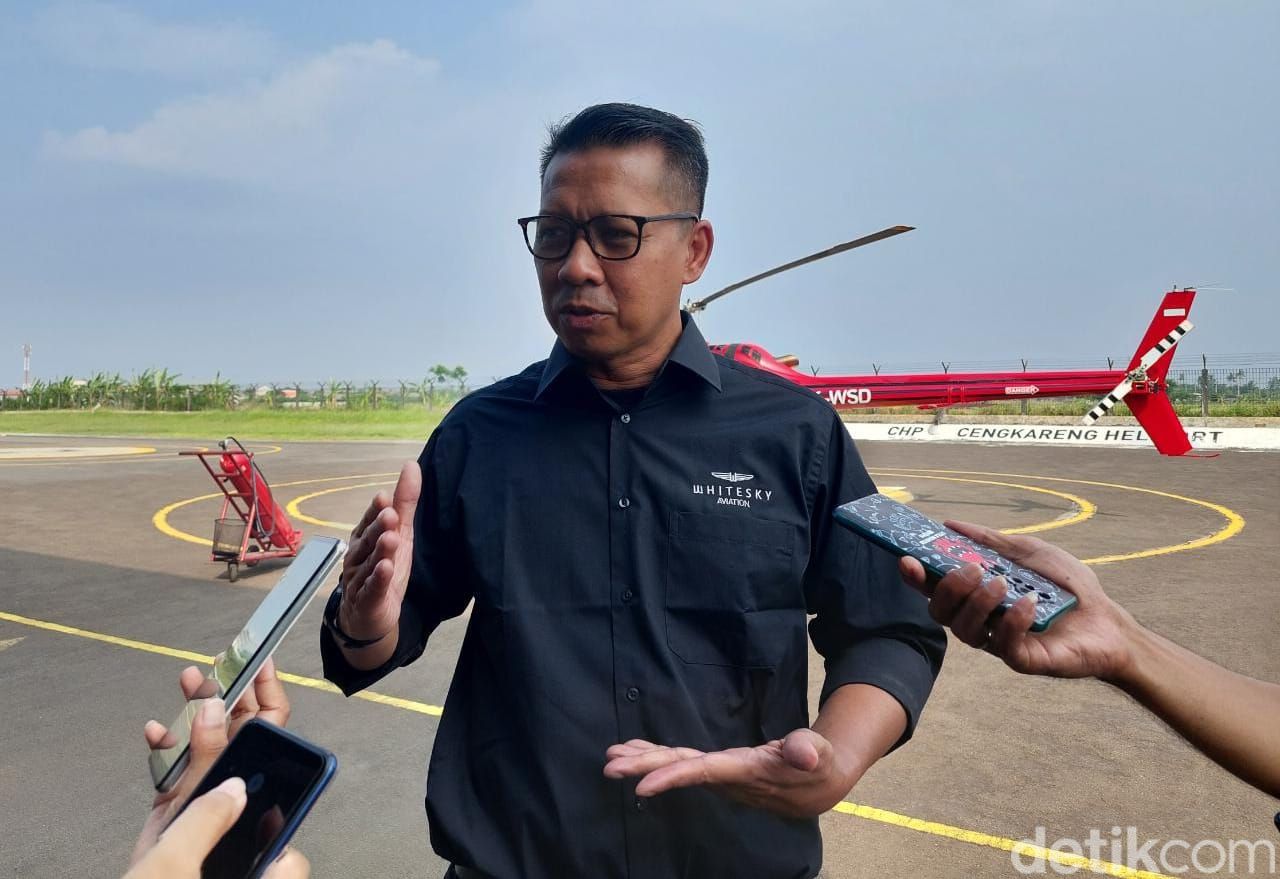 Mudik dengan helikopter