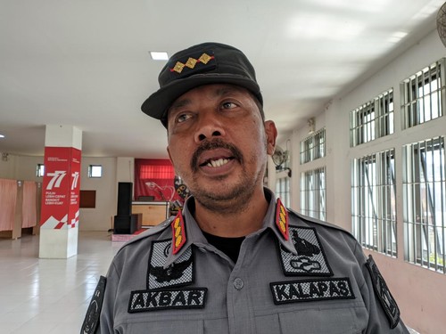 Kalapas Kelas IIA Mataram, Ketut Akbar Herry Achjar, Kamis sore (20/4/2023).