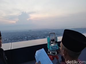 Hilal Belum Terlihat dari 3 Titik Pemantauan di Jatim