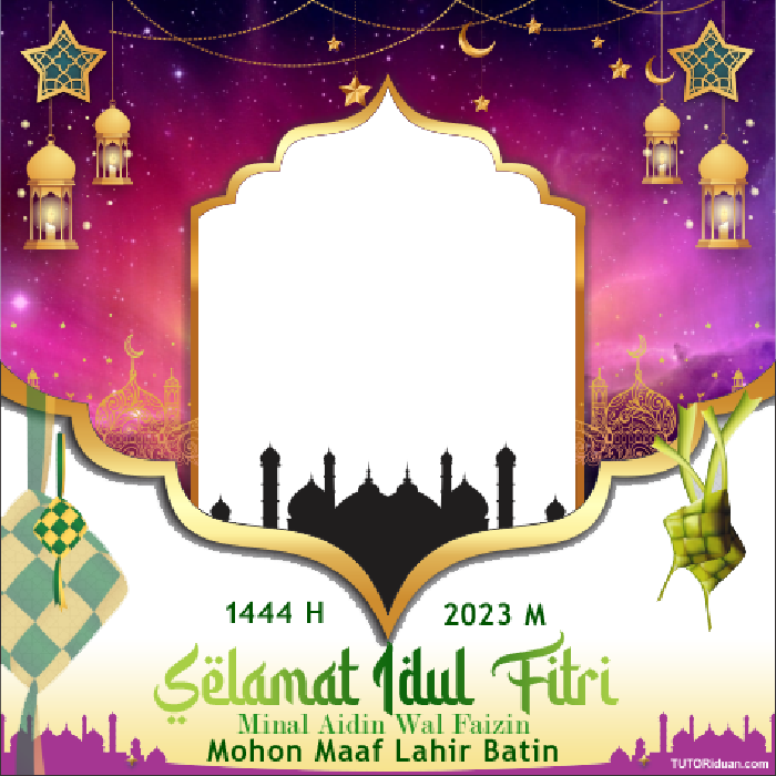 Selamat Hari Raya Lebaran! Yuk semarakkan suasana Lebaran 2023 dengan memasang Twibbon Idul Fitri 1444 H.