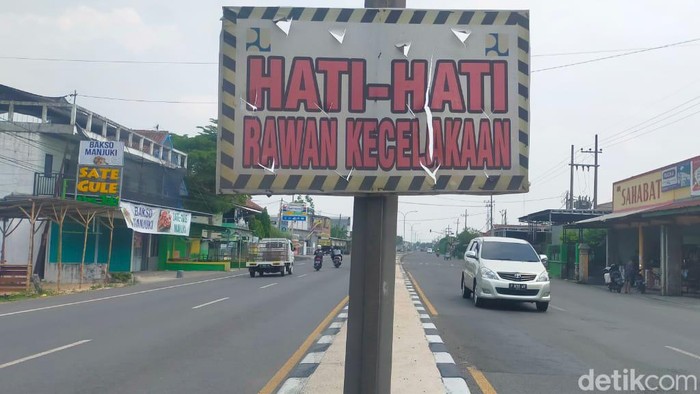 Titik rawan kecelakaan di Jombang