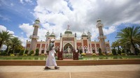 Hari Raya Idul Fitri akan jatuh pada hari Sabtu, 22 April 2023 di Thailand, karena bulan tidak terlihat di negara itu pada hari Kamis, 20 April 2023. Tuwaedaniya Meringing/AFP/Getty Images 