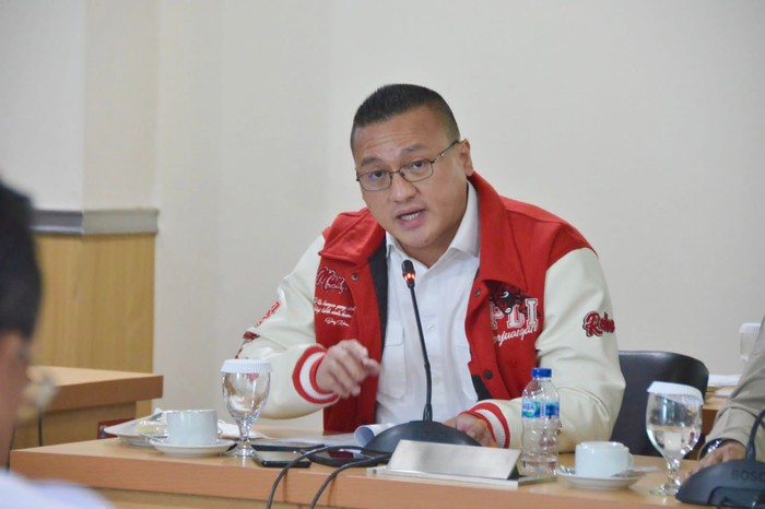 Anggota DPRD DKI Jakarta dari Fraksi PDI Perjuangan Hardiyanto Kenneth