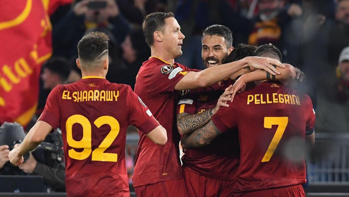 AS Roma lolos ke semifinal Liga Europa (Foto: Getty Images/Silvia Lore)