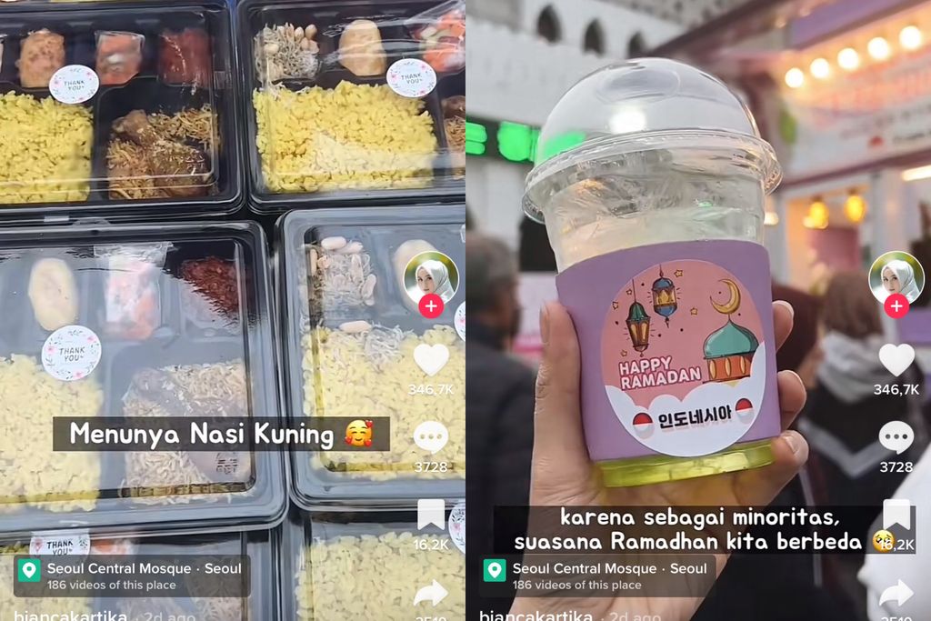 YouTuber Bianca Kartika bagikan food truck gratis makanan untuk buka puasa.