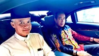 Presiden Jokowi dan Gubernur Jawa Tengah (Jateng) Ganjar Pranowo meninggalkan Istana Batutulis, Bogor, Jawa Barat. Keduanya bersama-sama meninggalkan Istana Batutulis menggunakan mobil Mercy yang dipakai Jokowi. Agus Suparto/Biro Setpres