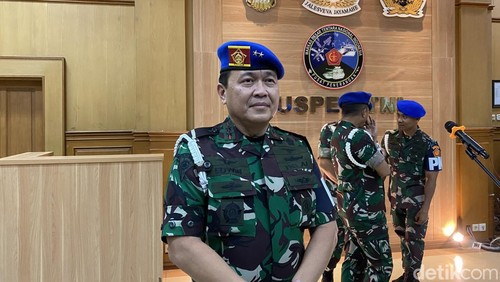 Danpuspom TNI Laksmana Muda (Laksda) Edwin (Devi Puspitasari/detikcom)