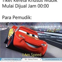 Rebutan tiket mudik udah kayak rebutan tiket buat nonton konser. Kamu kemarin juga ikutan war tiket mudik nggak nih? Foto: 1cak.com