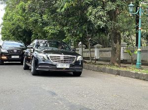Jokowi Tiba di Istana Batutulis Jelang Pengumuman Ganjar Capres PDIP