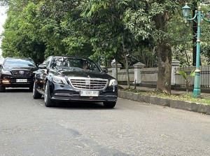Jokowi Tiba di Istana Batutulis Jelang Pengumuman Ganjar Capres PDIP