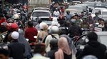 H-1 Lebaran, Jalur Puncak Bogor Macet