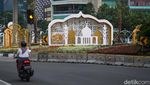 Dekorasi Sambut Idul Fitri Hiasi Kawasan Bundaran HI