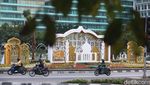 Dekorasi Sambut Idul Fitri Hiasi Kawasan Bundaran HI