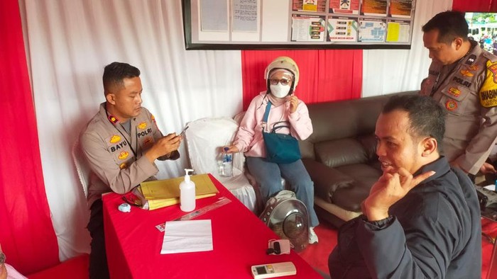 Pemudik bernama Rizki nyasar ke Bogor (dok istimewa)