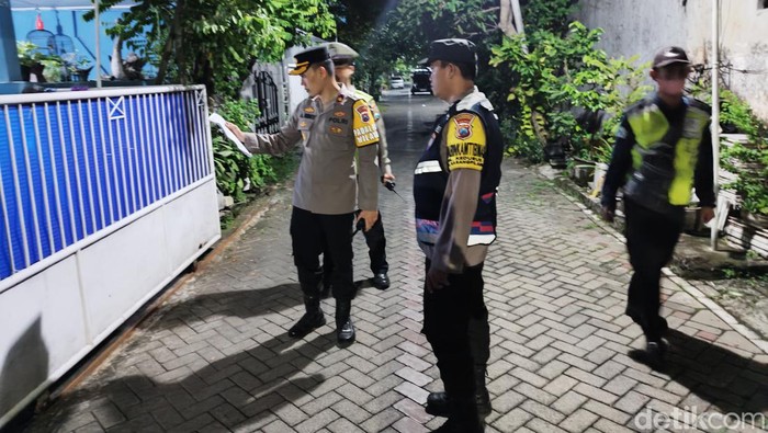 Polisi karang pilang Rutin Cek Rumah Yang ditinggal Mudik