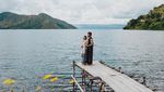 Yuk Lihat Foto Prewedding Jessica Mila Berbusana Batak di Danau Toba