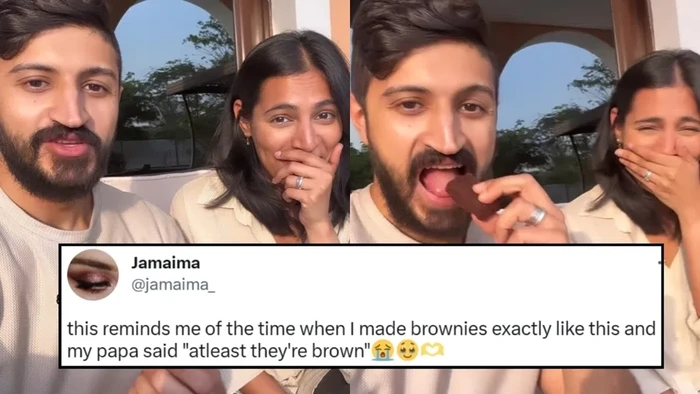 So Sweet! Meski Sekeras Batu, Suami Ini Tetap Puji Brownies Buatan Istrinya