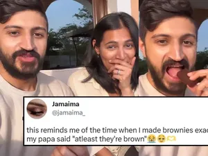 So Sweet! Meski Sekeras Batu, Suami Ini Tetap Puji Brownies Buatan Istrinya