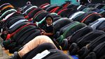Suasana Salat Idul Fitri Jemaah An-Nadzir di Gowa