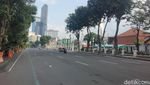 Potret Sepinya Surabaya Ditinggal Mudik