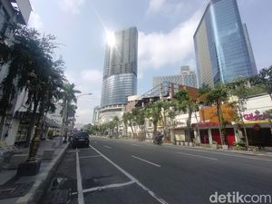 Potret Sepinya Surabaya Ditinggal Mudik