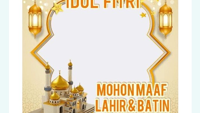 Twibbon Idul Fitri. (Foto: Twibbonize)