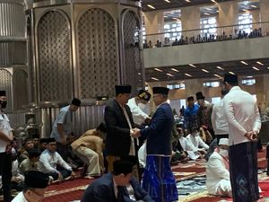 Maruf Amin hingga Anies Tiba di Masjid Istiqlal Jelang Salat Idul Fitri